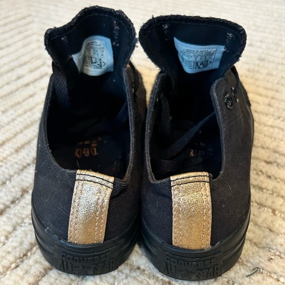 Journey exclusive converse Black with Gold glitter accents. - Picture 4 of 5